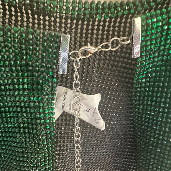 Green Rhinestone Top - Picture 3 of 4